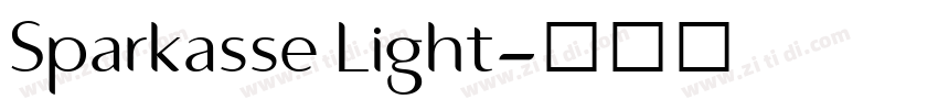 Sparkasse Light字体转换
